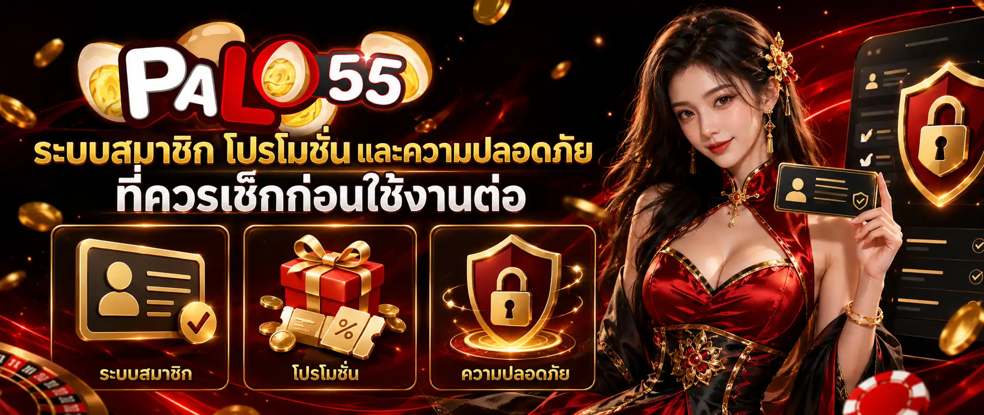 PALO55 ระบบสมาชิก โปรโมชั่น และความปลอดภัยที่ควรเช็กก่อนใช้งานต่อ